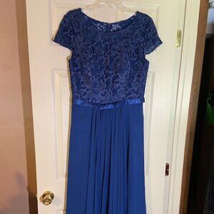 My Dreams & More Formal MOB, Evening, Bridesmaid Gown Navy Blue Sz 12